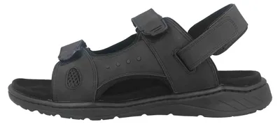 Produktbild von Mavins Sandalen in Übergrößen Schwarz 3HX0120802 Black große Herrenschuhe