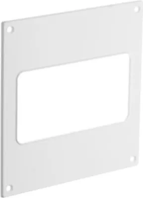 Produktbild von 2Stk. Flachrohr Wandflansch 110x55mm Lüftungskanal airRoxy 7778