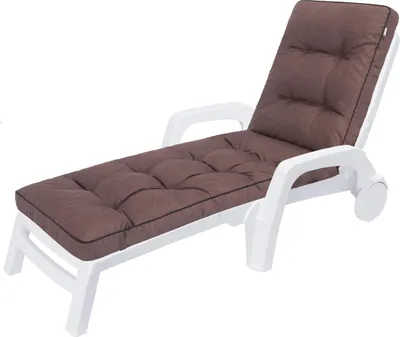 Produktbild von Hobbygarden Polštáře na zahradní lehátko pro lehátko Potah na lehátko - potah na lehátko Hugo 201 x 55 x 8 cm, hnědý