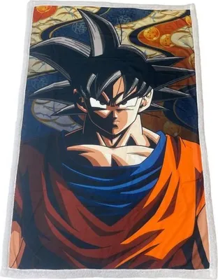 Image de Plaid Dragon Ball Z Son Goku 130 x 180 cm