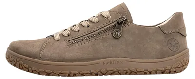 Productafbeelding van Rieker  Damenschuhe Schnürschuhe Sportive Barfußschuhe Braun Freizeit