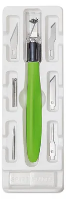Immagine prodotto di Kit per hobby con impugnatura Softgrip, 5 coltelli di precisione e accessori