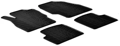 Produktbild von LAMPA Fußmatten Set Gummi für OPEL Corsa D Schrägheck (S07) Vorne+Hinten