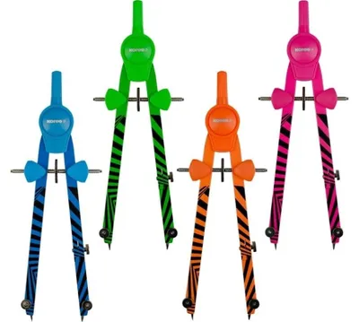 Produktbild von Kores Schnellverstellzirkel "Grafiko Neon" zufällige Farbe (1 Stück)