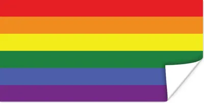 Produktbild von MuchoWow® Poster Regenbogen - Liebe - Stolz 40x20 cm - Poster für die Wand - Poster Schlafzimmer
