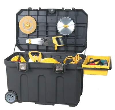 Produktbild von Stanley MOBILE Job Chest, Karre, Schwarz, Metall, Kunststoff, 96,2 cm, 57,8 cm, 59,1 cm