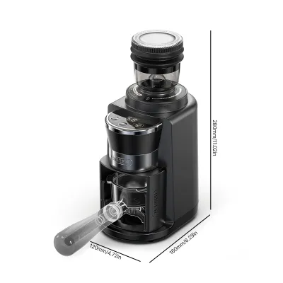 Zdjęcie produktu dla HiBREW G3 Elektryczny młynek do kawy z cyfrowym wyświetlaczem, młynek do espresso, 31 poziomów regulacji, z funkcją pamięci pojedynczej/podwójnej porcji do espresso, kawy przelewowej, mokki, tureckiej kawy filtrowanej