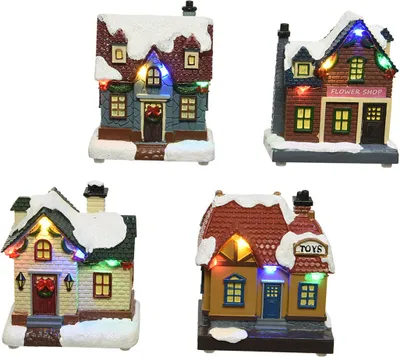 Immagine prodotto di Decorazione natalizia Lumineo Casita 8,5 x 5,5 x 10 cm Luce LED colorata
