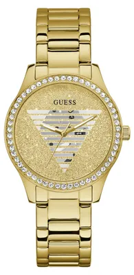Produktbild von Guess Damen Armbanduhr Idol gold 38 mm GW0605L2