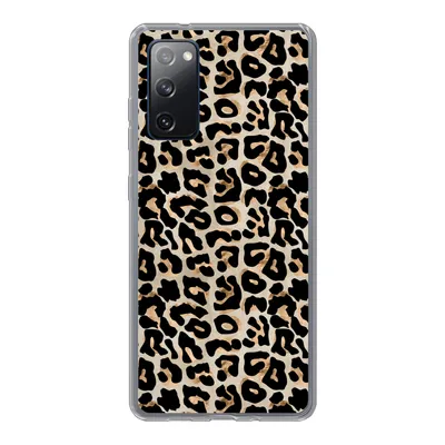 Produktbild von MuchoWow® Handyhülle Schutzhülle Hülle für Samsung Galaxy S20 FE Pantherdruck - Braun - Luxus Silikon Softcase Handy Hülle - Abdeckung