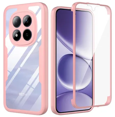 Zdjęcie produktu dla Techsuit 360 Protector 360° Etui Xiaomi Redmi Note 15 Pro 5G - różowe