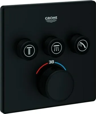 Immagine prodotto di GROHE Termostato Grohtherm SmartContro Fertigmontageset phantom nero