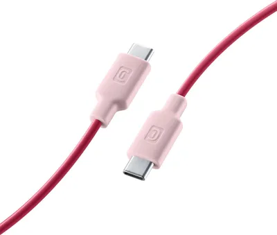 Zdjęcie produktu dla Cellularline 8018080433238, 1 m, USB C, USB C, Różowy