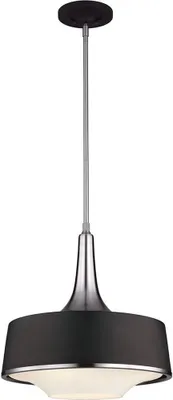 Immagine prodotto di Lampada a sospensione Holloway spazzolata, nero opaco, 4xE27x75W, metallo, dimensioni: 159x47,9x47,9 cm, IP20, Feiss