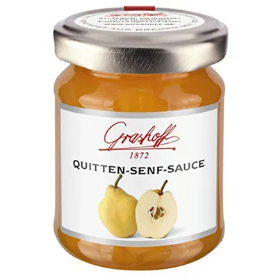 Zdjęcie produktu dla Grashoff Quince Mustard Sauce słodko-pikantna musztarda delikatesowa 125ml