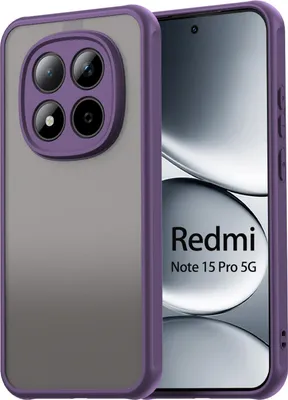 Produktbild von Handyhülle für Xiaomi Redmi Note 15 Pro 5G Hülle Stoßfest Schutzhülle in Lila