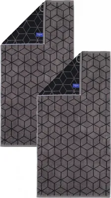 Produktbild von 2 Stück Villeroy & Boch Handtuch Coordinates 2557-79 graphit 50x100
