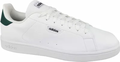 A studio shot of a single Adidas sneaker.