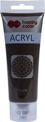 Obrázok produktu pre Akrylová farba GDD 75 ml, tmavohnedá, na drevo, sklo a textílie