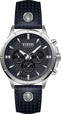 Produktbild von Versus by Versace Herren Uhr Armbanduhr Chrono Lion VSPBH2121 Leder
