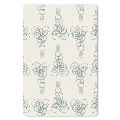 Produktbild von MuchoWow® Mauspad Mousepad Kreis - Muster - Abstrakt 40x60 cm - Mousepads - Maus Mat - Pad - Mausunterlage - Schreibtisch Accesoire
