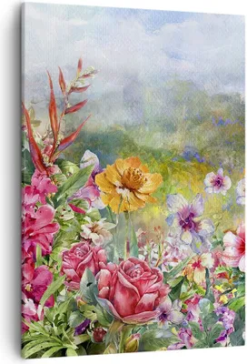 Produktbild von Bild auf Leinwand - Leinwandbild - Einteilig - blume sommer natur - 50x70cm - Wand Bild - Wanddeko - Wandbilder - Leinwanddruck - Wanddekoration - Leinwand bilder - Wandbild - PA50x70-3843