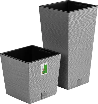 Obrázek produktu pro Květináč FURU Square Balcony Box Flowerpot Grey