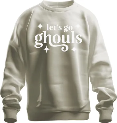 Immagine prodotto di let's go ghouls Halloween Geister Grusel Party Kostüm Spuk Retro Unisex Felpa Pullover, Natur, S