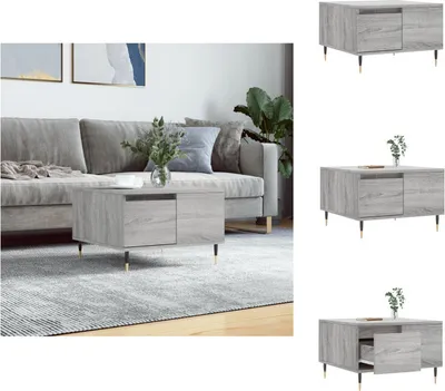 Produktbild von vidaXL Couchtisch Grau Sonoma 55x55x36,5 cm Holzwerkstoff -  Couchtische