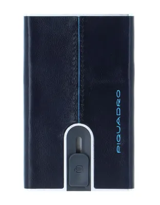 Produktbild von PIQUADRO Blue Square Credit Card Case Slider RFID Blu