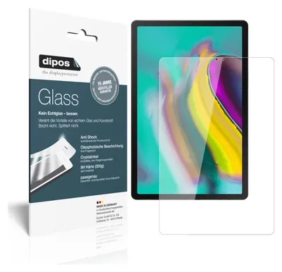 Produktbild von 2x Schutzfolie für Samsung Galaxy Tab S5e 10.5 Zoll - Anti-Shock 9H Folie dipos