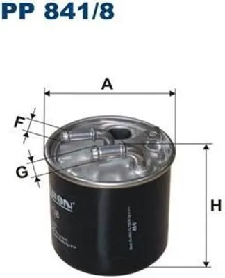 Obrázek produktu pro Kraftstofffilter FILTRON PP 841/8