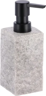 Produktbild von Tendance Seifenspender 260 ml grau 6 cm x 6 cm x 18 cm Polyresin