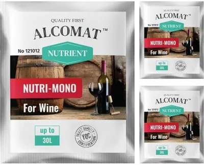 Produktbild von Hefenahrung Nährstoff ALCOMAT NUTRI-MONO Nutrient Alkohol Gärhefe, 3 Stück