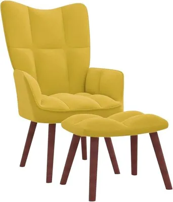 Produktbild von Relaxstuhl mit Fußstütze - Komfortable Polsterung - 66 x 64 x 29 cm