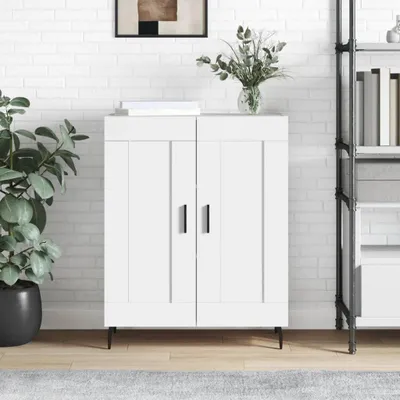 Zdjęcie produktu dla vidaXL Kredens biały 69,5x34x90 cm Materiał drewnopochodny