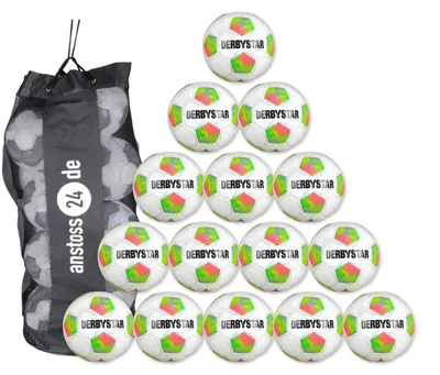 Produktbild von Ballset DERBYSTAR Jugendball - APUS LIGHT 350 inkl. Ballsack 4 15 Bälle
