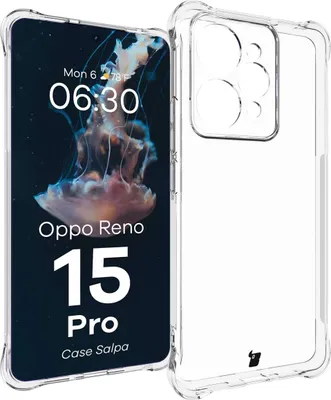 Produktbild von Flexible Handyhülle für Oppo Reno 15 Pro, Bizon Case Salpa, Transparent