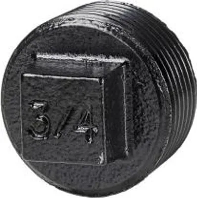 Produktbild von Dolle Abdeckstopfen für Pipe-Regalsystem 20 mm (3/4) schwarz matt 2 Stück