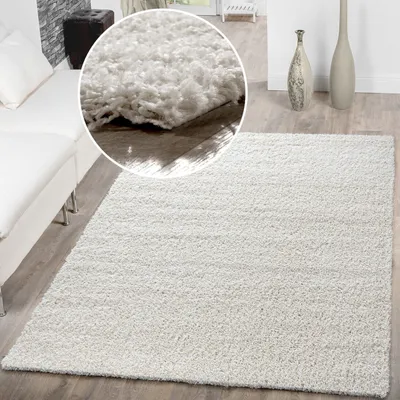 Produktbild von TT Home Shaggy Teppich Hochflor Langflor Teppiche Wohnzimmer Preishammer versch. Farben Größe 140x200 cm