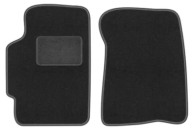 Immagine prodotto di Tappetini anteriori in moquette per Mazda MX-6 II 1992-1997 (coupé) – 2 pezzi, grigio grafite, su misura – Wielganizator LUX