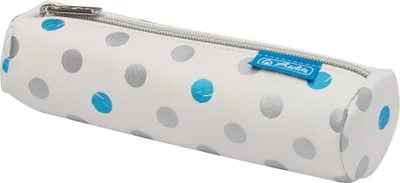 Produktbild von Herlitz Frozen Glam, Weiches Federmäppchen, Polyurethan, Blau, Silber, Weiß, Muster, Reißverschluss, Pubertät