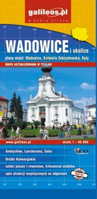 Zdjęcie produktu dla Wadowice i okolice 1:40 000 (Podróże, Mapy miast w języku polskim)