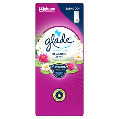 Immagine prodotto di Ricarica per deodorante per ambienti Glade Touch & Fresh con profumazione Relaxing Zen 10 ml