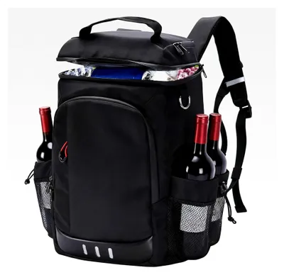 Produktbild von Camping Kühltasche, 24L Kapazität Isolierter Picknickrucksack, Wasserdichter Rucksack-Kühler Auslaufsicher Tragbare Weiche Kühltasche für Strand, Reisen, Picknick