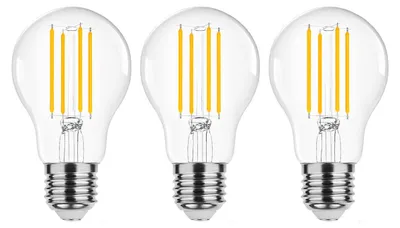 Produktbild von Modee E27 LED Filamentlampe A60 8W 1055lm 2700K Warmweiß 3 Stück