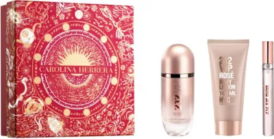 Produktbild von Carolina Herrera 212 Vip Rose Eau De Perfume Spray 80ml Set 3 Pieces Christmas 2023