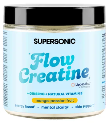 Zdjęcie produktu dla Supersonic Flow Creatine Mango-Marakuja 150 g LiposoMax 3 g 30 porcji