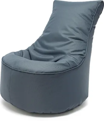 Produktbild von Ecopuf, Sitzkissen, Sessel Bean Bag, Sitzsack, für Innen und Außen, 65x75cm, Farbe Grau