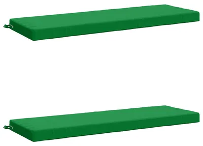 Imagen del producto de Cojines para bancos SOEST 2 uds. 100% Poliéster Verde